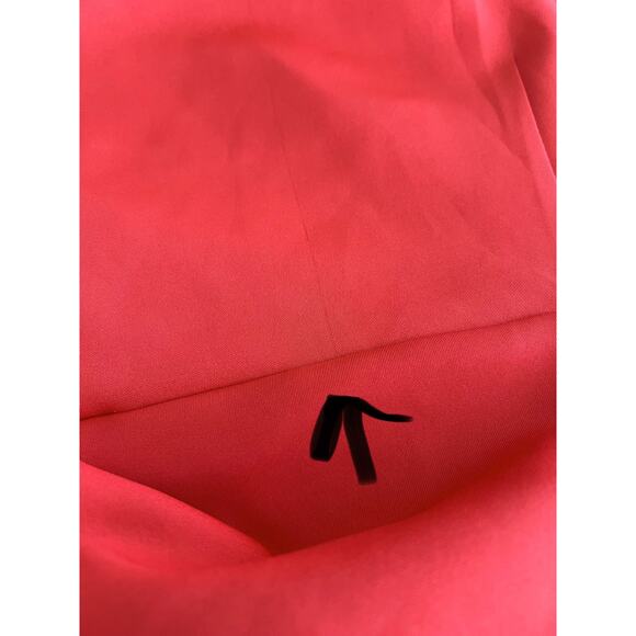 New ASOS DESIGN One Shoulder Pleat Detail Bodycon Maxi Dress Red Women's SIZE 12 - Picture 10 of 10